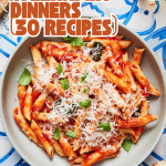 30-Minute Dinners pin image with text