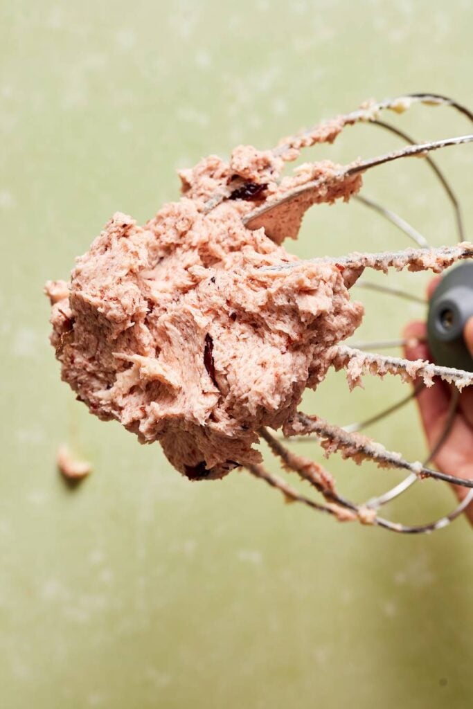 whisk with cranberry honey butter