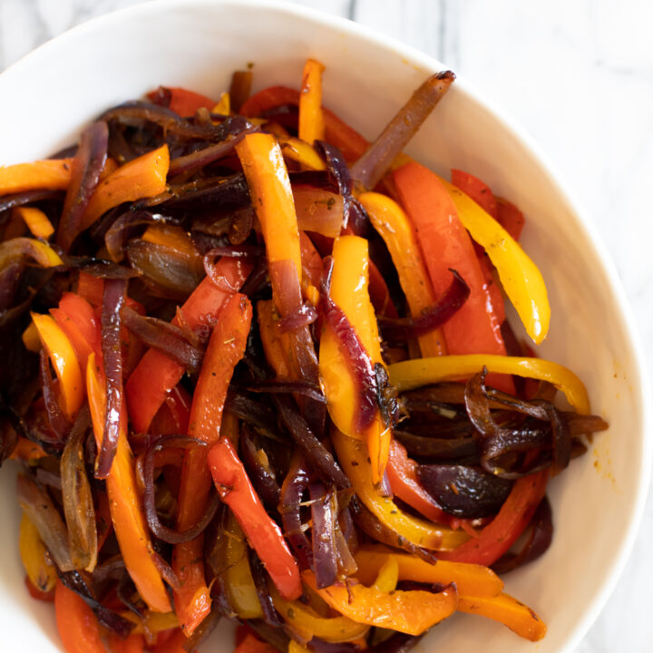 Copycat Chipotle Fajita Veggies Recipe (Sautéed Peppers and Onions)