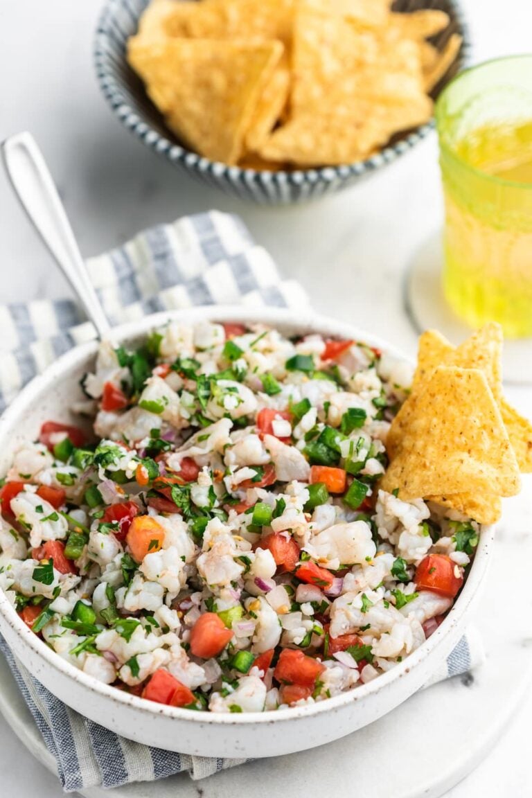 Fresh Shrimp Ceviche - Light, Bright & Perfect for Summer