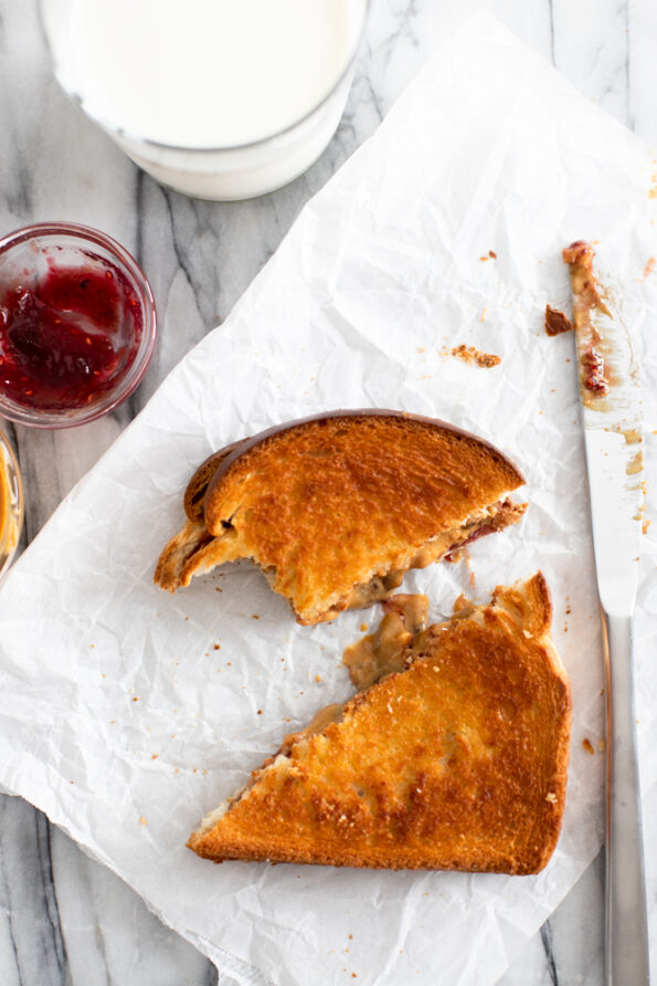 Crunchy and Gooey Air Fryer PBJ (Peanut Butter & Jelly)