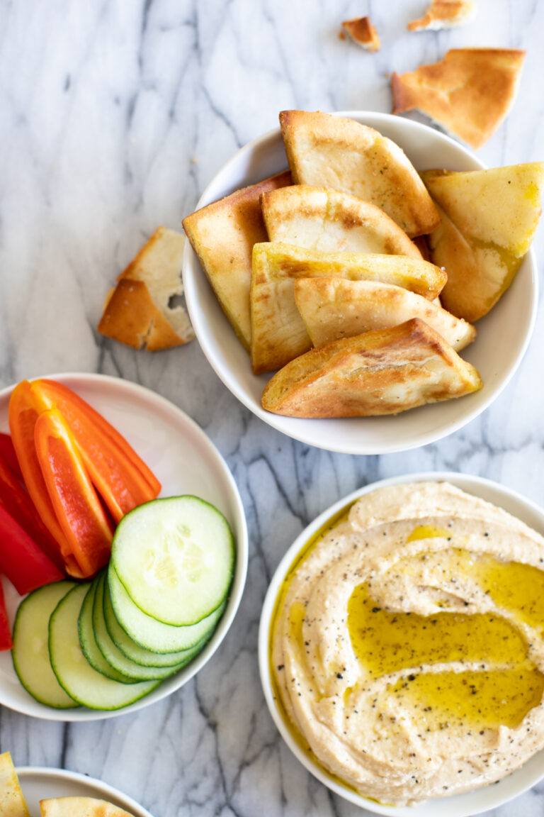 How to Make the BEST Air Fryer Pita Chips Less than 10 Minutes!