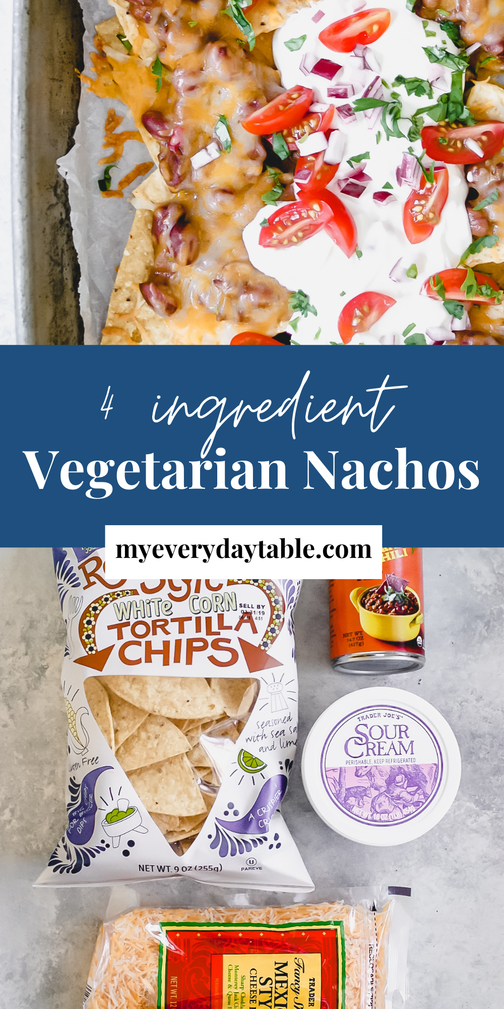 Trader Joe's Vegetarian Chili Nachos (15 min!) My Everyday Table